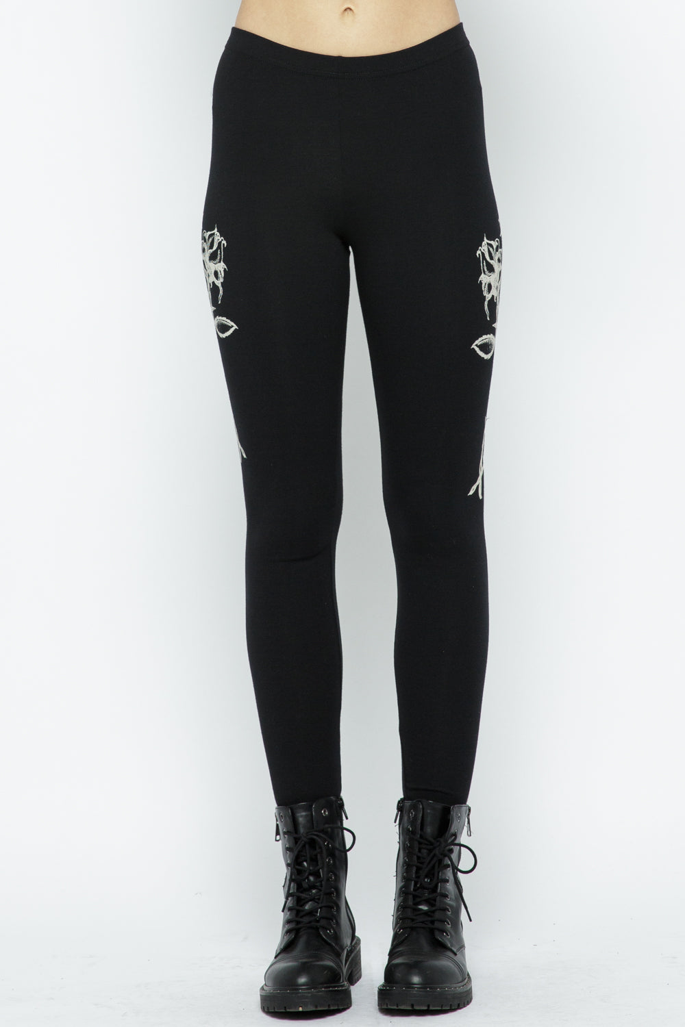 Women's Leggings with Rose design